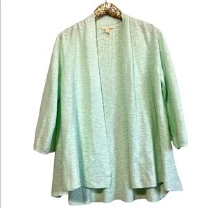 Eileen Fisher Mint Green Cardigan Large